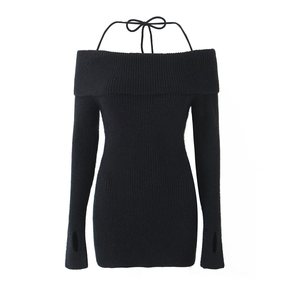 Vintage Folded Knit Dress