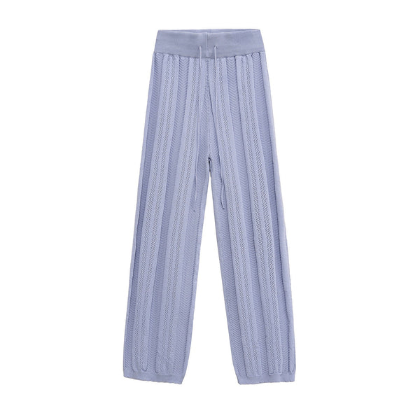 Essential Knit Pants - Blue