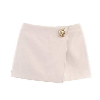Essential Metal Accent Wrap Shorts