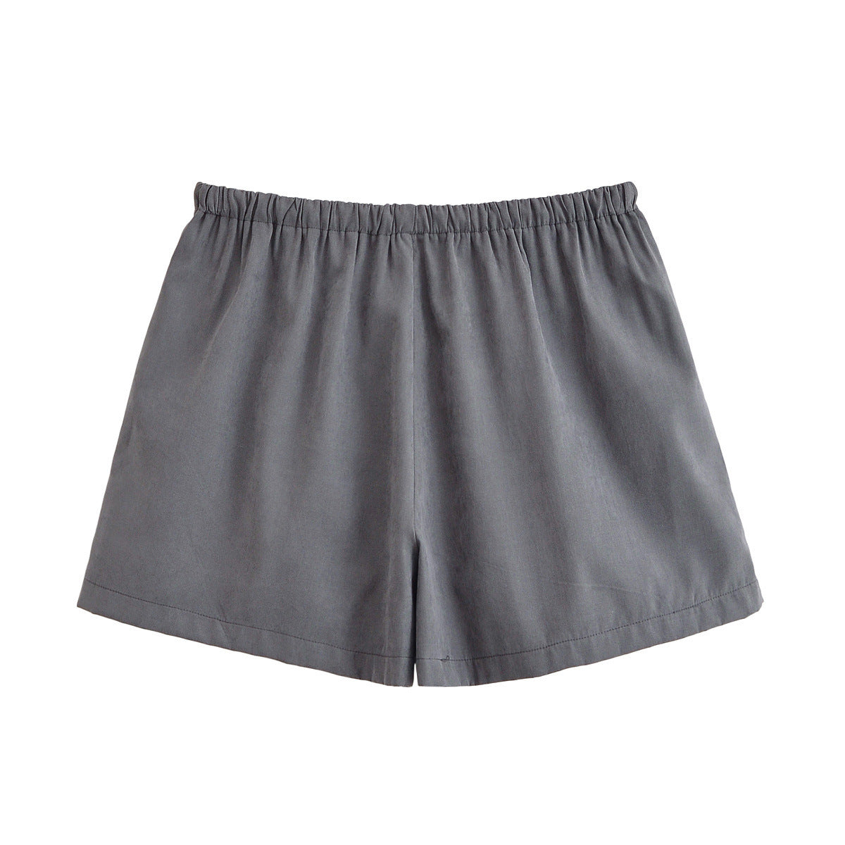 Urban Relaxed Drawstring Cargo Shorts - Gray