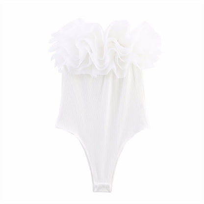 Essential Ruffle-Trim Bodysuit