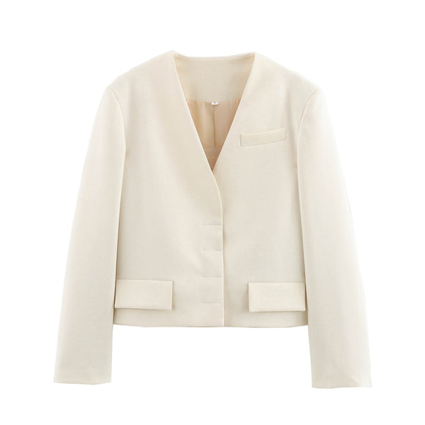 Essential Clean-Line Jacket - Beige