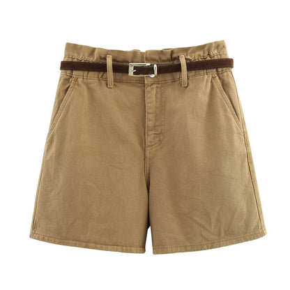 Luxe Paperbag Belted Shorts
