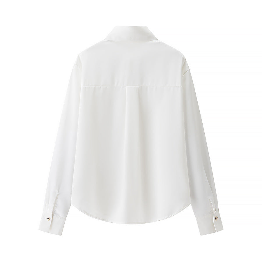 Essential Jewel-Button Blouse