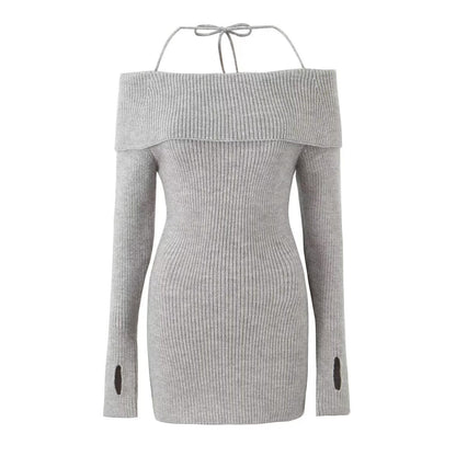 Vintage Folded Knit Dress