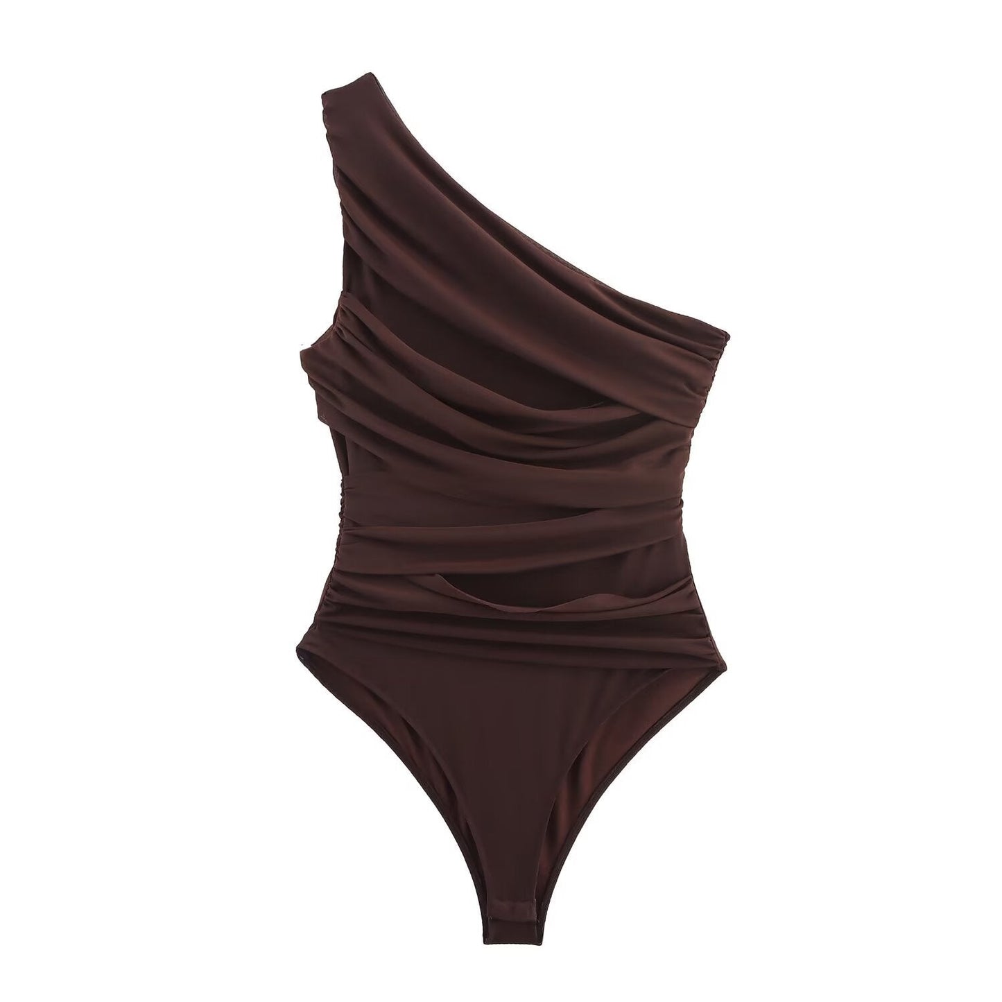 Essential One-Shoulder Draped Bodysuit