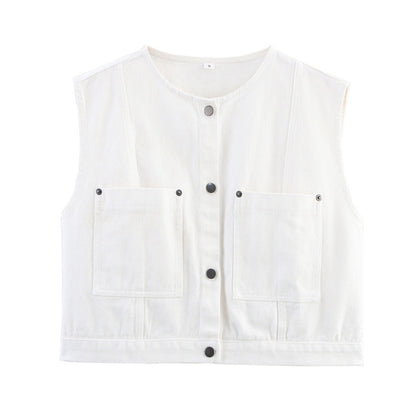 Luxe Utility Pocket Vest