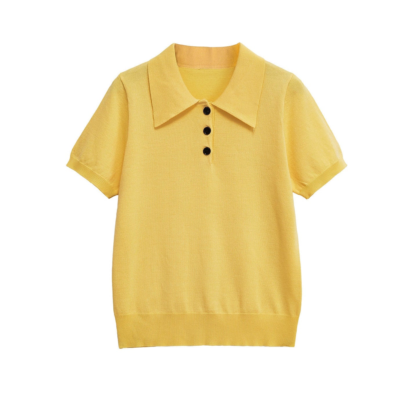 Versatile Knit Short Sleeve Polo Shirt.