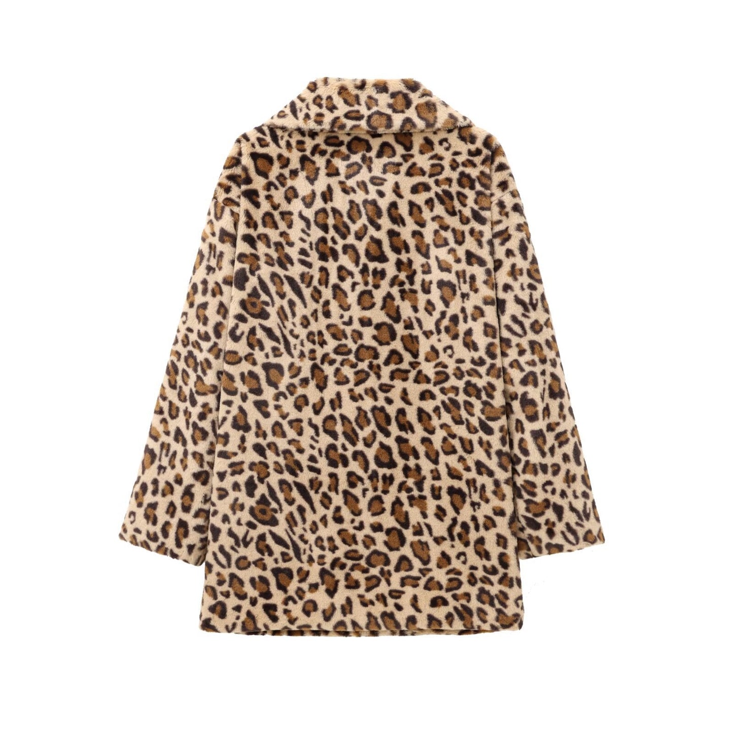 Studio Animal-Spot Faux-Fur Coat - Brown