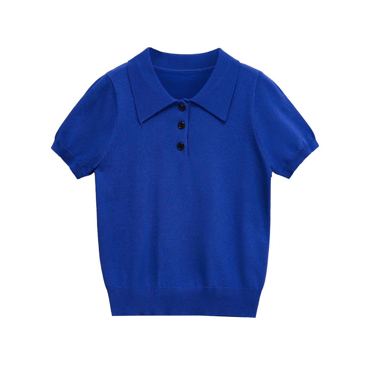 Versatile Knit Short Sleeve Polo Shirt.