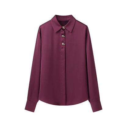 Essential Jewel-Button Blouse