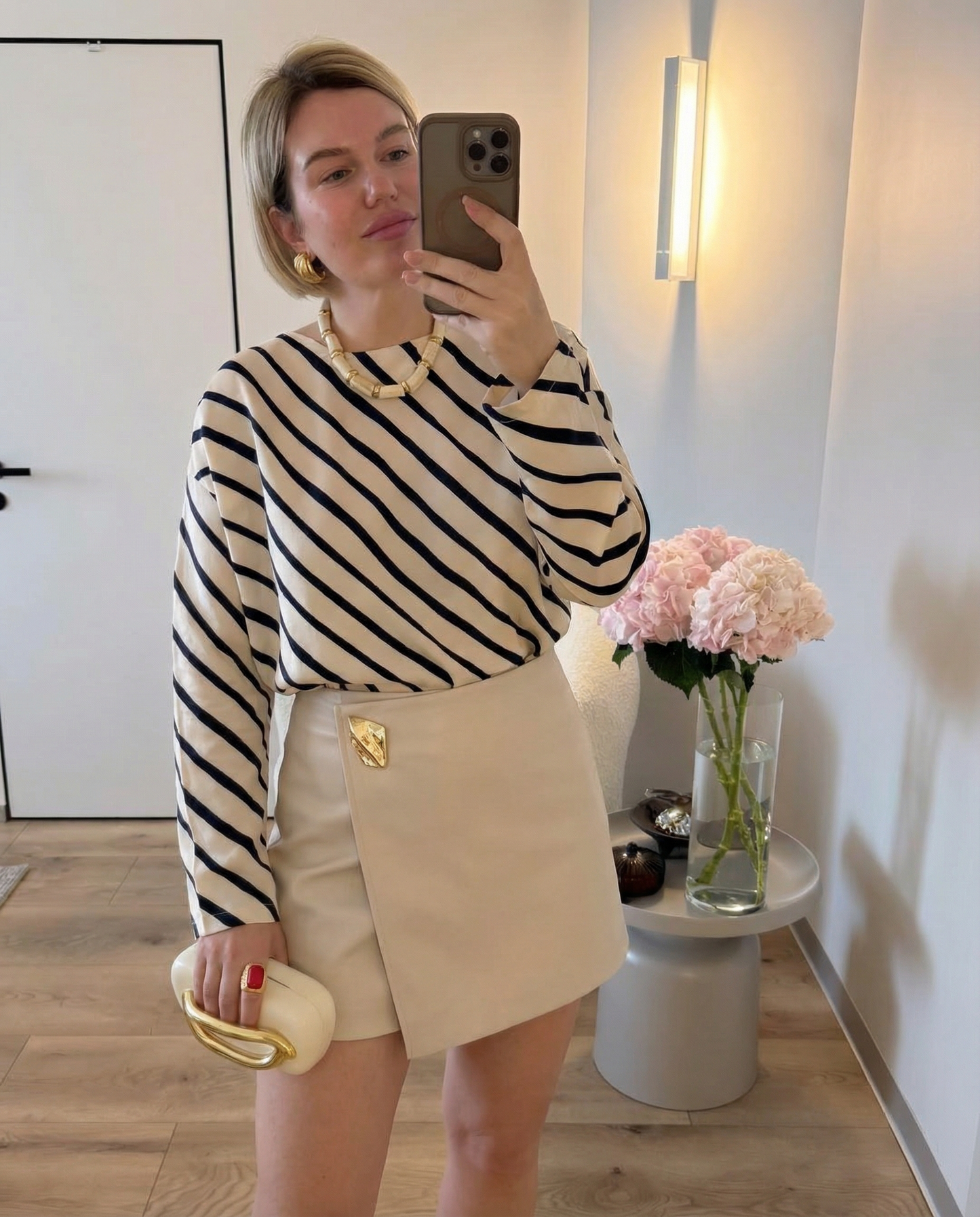 Essential Metal Accent Wrap Shorts