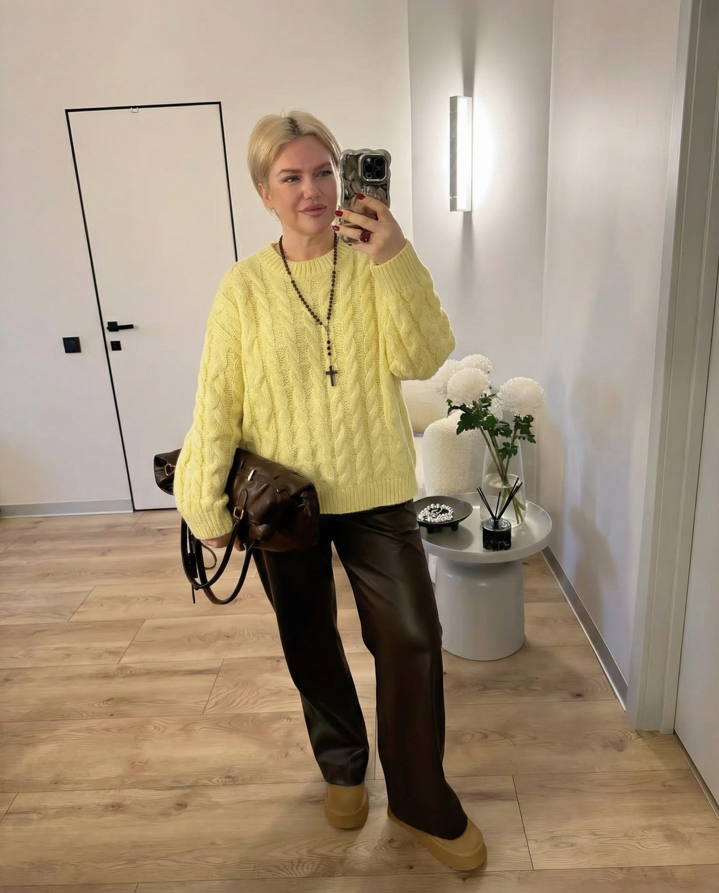 Essential Cable-Knit Sweater - Yellow